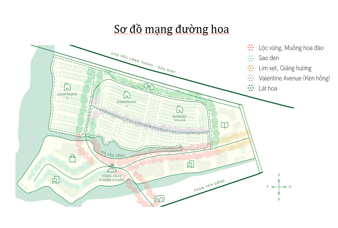 Sơ đồ đường hoa dự án ID Junction